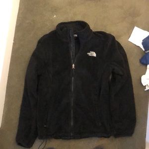 North face fuzzy zip-up Female (M)